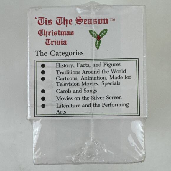 Tis The Season Christmas Trivia Card Game Family VTG USA Party Secret Santa Gift - Picture 8 of 10